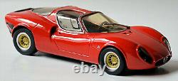 Alfa Romeo Tipo 33-2 Stradale Coupe 1967 Street Red 143 Replicars 104