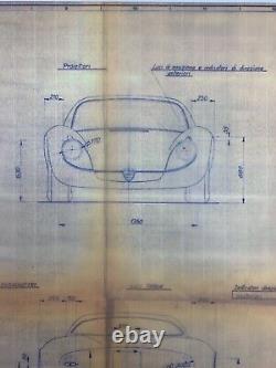 Alfa Romeo Tipo 33 Plan De L'usine Stradale