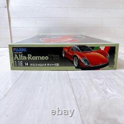 Alfa Romeo Tipo 33 T33 1/16 Kit de modèle plastique Vintage Rare Fujimi MINT