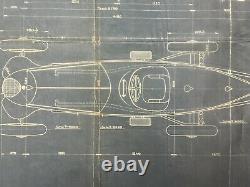 Alfa Romeo Tipo C 12 Cylindre 1936 Usine Blueprint