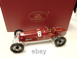 CMC Alfa Romeo Tipo B P3 n°6 Rudolf Caracciola vainqueur du GP de Monza 1932 1/18 M-221