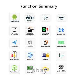 Cam+dvr+10.1 Appareil Gps De Voiture Android 10 Radio Double Din Bluetooth Apple Carplay