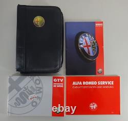 Carte de bord + Instructions de fonctionnement Alfa Romeo GTV Type 916 T. Spark + V6 Stand