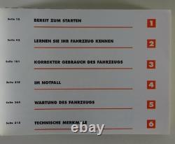 Carte du tableau + Instructions de fonctionnement Alfa Romeo Spider Type 916 T. Spark + V6