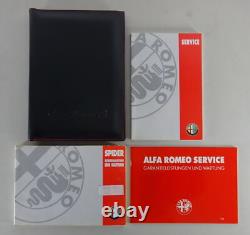 Carte du tableau de bord + instructions d’utilisation Alfa Romeo Spider Type 916 V6 + T. Spark