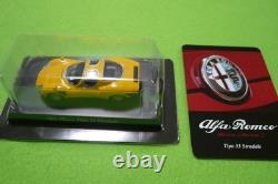 Collection de voitures miniatures Kyosho 1/64 Rare Alfa Romeo Tipo 33 Stradale Jaune