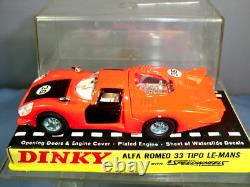 DINKY TOYS MODÈLE N° 210 ALFA ROMEO 33 TIPO. LE-MANS VN MIB DINKY TOYS MODÈLE N° 210 ALFA ROMEO 33 TIPO. LE-MANS VN MIB