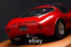 DMH 118 Échelle Alfa Romeo Tipo 33 Stradale Rosso Corsa Modèle de Voiture Roues Argentées