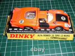 Dinky Fabriqué en Angleterre Alfa Romeo 33 Tipo Le-Mans