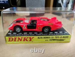 Dinky Toys 210 Alfa Romeo 33 Tipo Le Mans 1/43 Boxed 1971