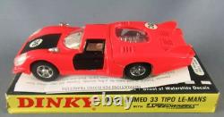 Dinky Toys GB 210 Alfa Romeo 33 Tipo Le Mans Rouge Orange Neuf en boîte 1