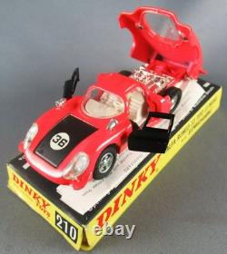 Dinky Toys GB 210 Alfa Romeo 33 Tipo Le Mans Rouge Orange Neuf en boîte 1