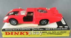 Dinky Toys GB 210 Alfa Romeo 33 Tipo Le Mans Rouge Orange Nouvelle Boîte 2