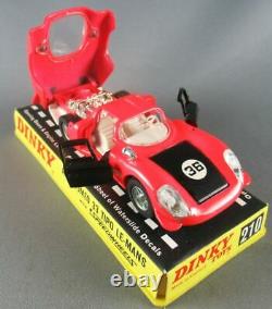 Dinky Toys GB 210 Alfa Romeo 33 Tipo Le Mans Rouge Orange Nouvelle Boîte 3