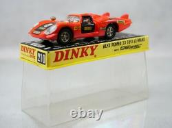 Dinky Toys GB N° 210 Alfa Romeo 33 Tipo Le Mans Jamais Joué Dans La Boîte MIB