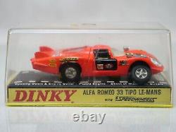 Dinky Toys GB N° 210 Alfa Romeo 33 Tipo Le Mans Jamais Joué Dans La Boîte Mib Nc