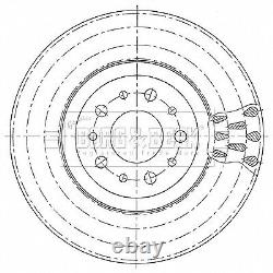 Disque de Frein BBD5492 pour Vauxhall COMBO Fiat TIPO Alfa Romeo SZ 0000060578093