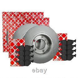 Disques de frein Febi + Ensemble de plaquettes de frein avant + arrière pour Alfa Romeo 155 Fiat Type