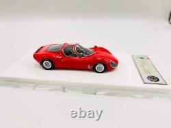 Dmh Dmh64007 Alfa Romeo Tipo 33 Stradale Rosso Red 499 Limited 1/64 Échelle