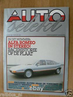 Ep Alfa Romeo Sounds Flexi Single Vinyl & Mag, Tipo B, Targa Florio, C1750,8c2300