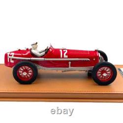 F1 Tecnomodel 1/18 Alfa Romeo P3 Type B T. Nuvolari n°12 Vainqueur Figurine Brake Action