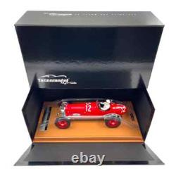 F1 Tecnomodel 1/18 Alfa Romeo P3 Type B T. Nuvolari n°12 Vainqueur Figurine Brake Action
