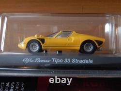 Kyosho Série de miniatures Alfa Romeo 1/64 Tipo 33 Stradale jaune Circle K Sunkus
