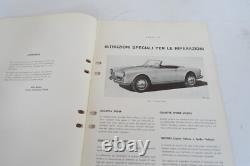 Manuel de réparation Giulietta Spider Veloce Spider Sprint Veloce Alfa Romeo