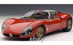 Minicar 1/18 Alfa Romeo Tipo 33/2 Stradale Prototype 1967 Rouge Millennium 70191