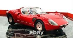 Minichamps 1/43 Échelle 436 120920 1968 Alfa Romeo Tipo 33 Stradale Rouge