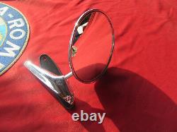 Miroirs ronds en chrome sans emblème neufs pour Alfa Romeo Spider Bertone GT Type 105