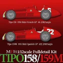 Model Factory Hiro K519 112 Alfa Romeo Tipo158 Kit Complet Nouveau