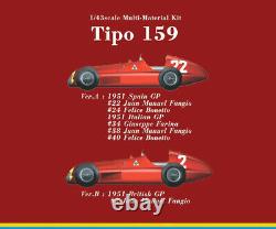 Modèle Factory Hiro 1/43 Full Detail Multimedia Kit Alfa Romeo Tipo 159 (ver.b)