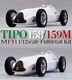 Modèle Usine Hiro K520 112 Alfa Romeo Tipo159 Fulldetail Kit