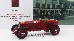 Modèle réduit de véhicule à l’échelle 1:43 Rio Alfa Romeo P3 Tipo B Montenero 1934