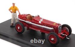 Modèle réduit de voiture de course en métal moulé sous pression Formule 1 F1 à l'échelle 1/43 Rio Alfa Romeo P3 Tipo B Nuvolari