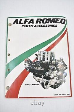 Pièces et accessoires Alfa Romeo Tipo 33 Motore Alfa Ricambi Inc