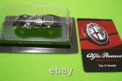 Rare collection de mini voitures Kyosho 1/64 Alfa Romeo Tipo 33 Stradale noire