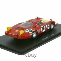 Spark S4367 1/43 Alfa Romeo Tipo 33/2 #38 5th Le Mans 1968 C. Facetti / S. Dini