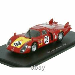 Spark S4367 1/43 Alfa Romeo Tipo 33/2 #38 5th Le Mans 1968 C. Facetti / S. Dini